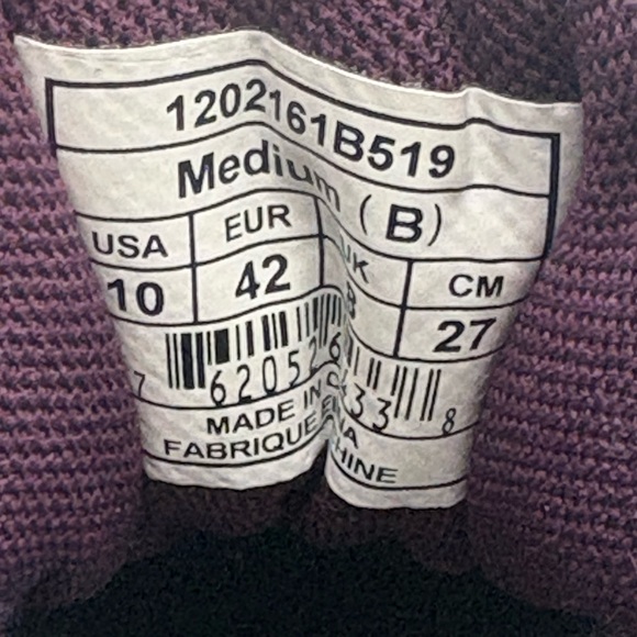 Brooks Heritage Regent Sneakers Purple Velvet Suede Silver Women’s Size 10 - Picture 7 of 9